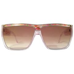 New Vintage Leonard LE1309 Translucent Mosaic 1970's France Sunglasses