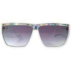 New Vintage Leonard LE1306 Translucent Mosaic 1970's France Sunglasses 10