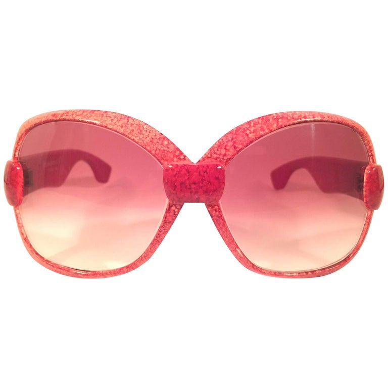 New Vintage Yves Saint Laurent YSL 541 Jasped Red 1970  display picture 1
