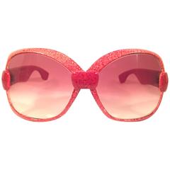 New Vintage Yves Saint Laurent YSL 541 Jasped Red 1970 France Sunglasses 10