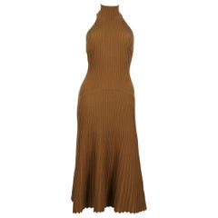 Gianni Versace Couture Vintage Halter Neck Knitted Dress