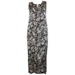 1980's COMME DES GARCONS robe de chambre abstract printed dress 9