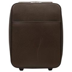 2005 Louis Vuitton Brown Taiga Leather Pegase 45 Rolling Case 6