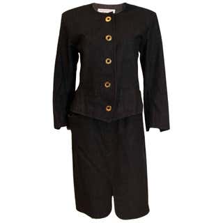 Vintage Chanel Cashmere Suit For Sale at 1stDibs