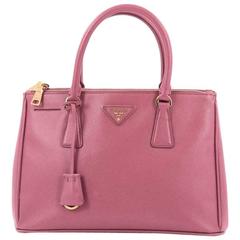 Prada Double Zip Lux Tote Saffiano Leather Small