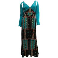 Oleg Cassini Maxi Dress - Rare - Early 70’s 6