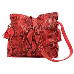 Loewe Red Snakeskin Bag 9