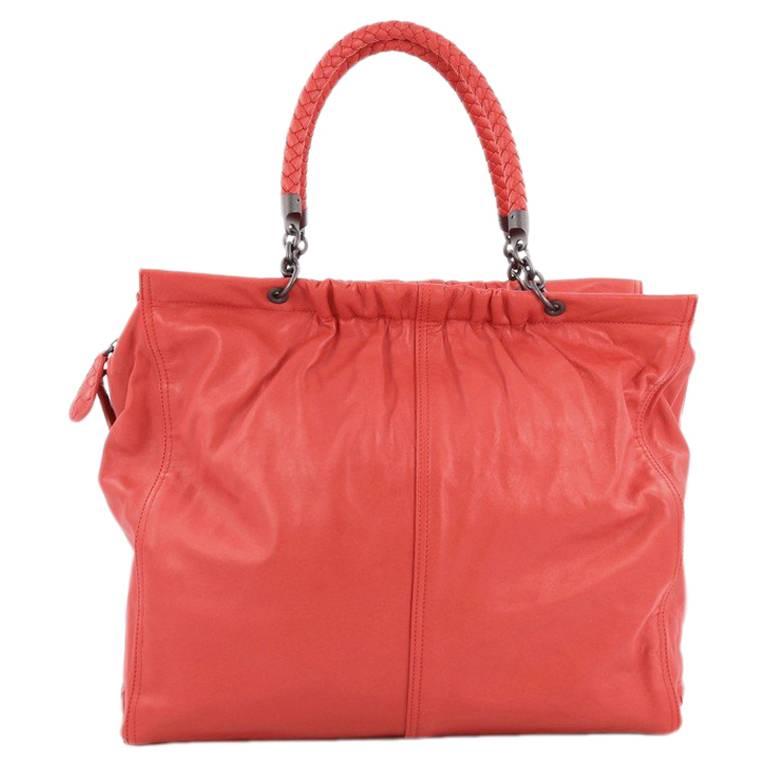 Bottega Veneta Chain Frame Shoulder Bag Leather Large