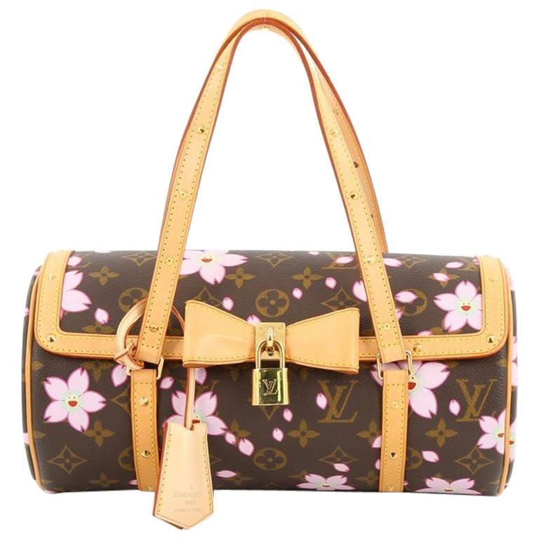 Louis Vuitton, Bags, Louis Vuitton Monogram Cherry Blossom Papillon Pink  Lock Keys Dustbag Offers