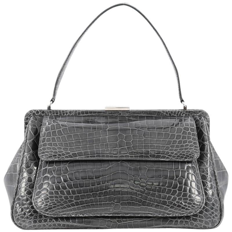 Tiffany & Co. Laurelton Handbag Crocodile