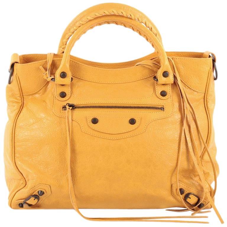  Balenciaga Velo Classic Studs Handbag Leather