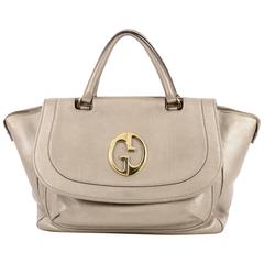 Gucci 1973 Top Handle Bag Leather Medium 11