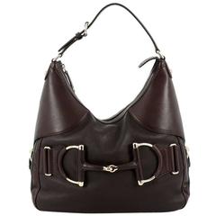 gucci heritage bag Gucci Web Horsebit Heritage Hobo Leather Medium