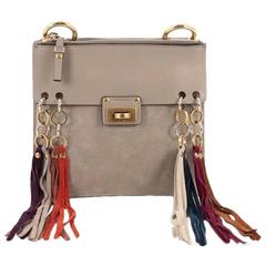 Chloe Jane Crossbody Bag Leather and Suede Small