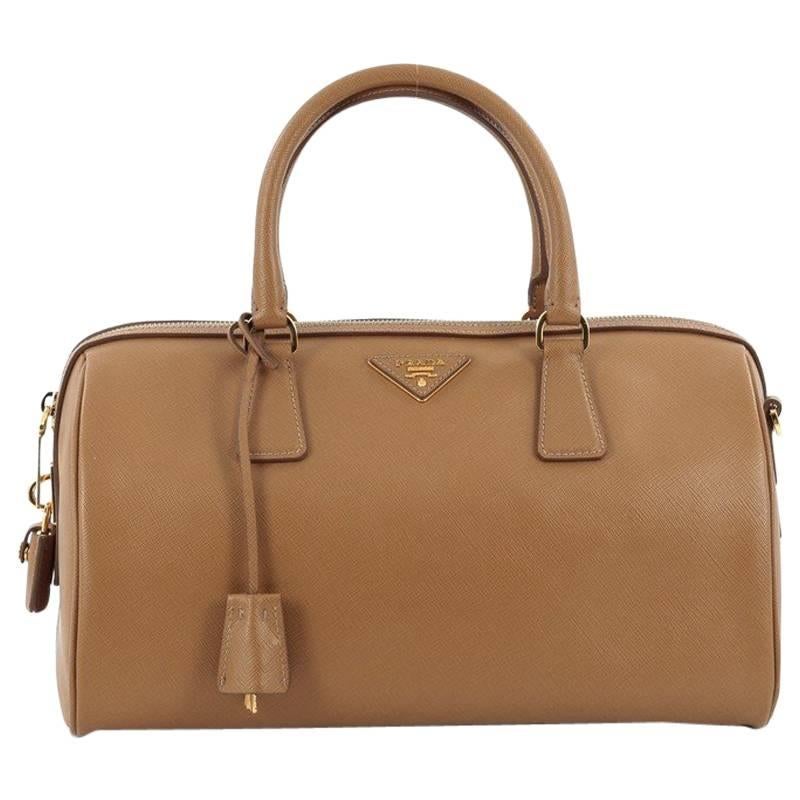 Prada Lux Convertible Boston Bag Saffiano Leather Medium