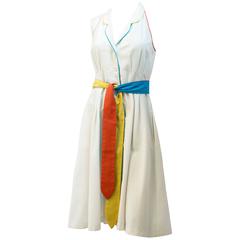 80s Sherbet Day Dress 6