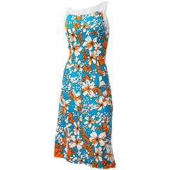 60s Floral Summer Dress 