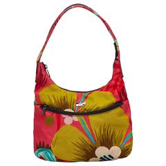 Gucci Pink Printed Canvas Shoulder Bag 2
