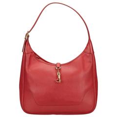 Hermes Red Clemence Trim Shoulder Bag 12