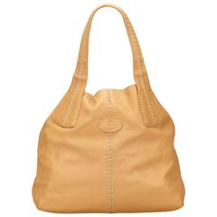 Tods Beige Tote Bag 1