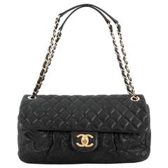 Chanel Chic Quilt Flap Bag Quilted Iridescent Calfskin Large