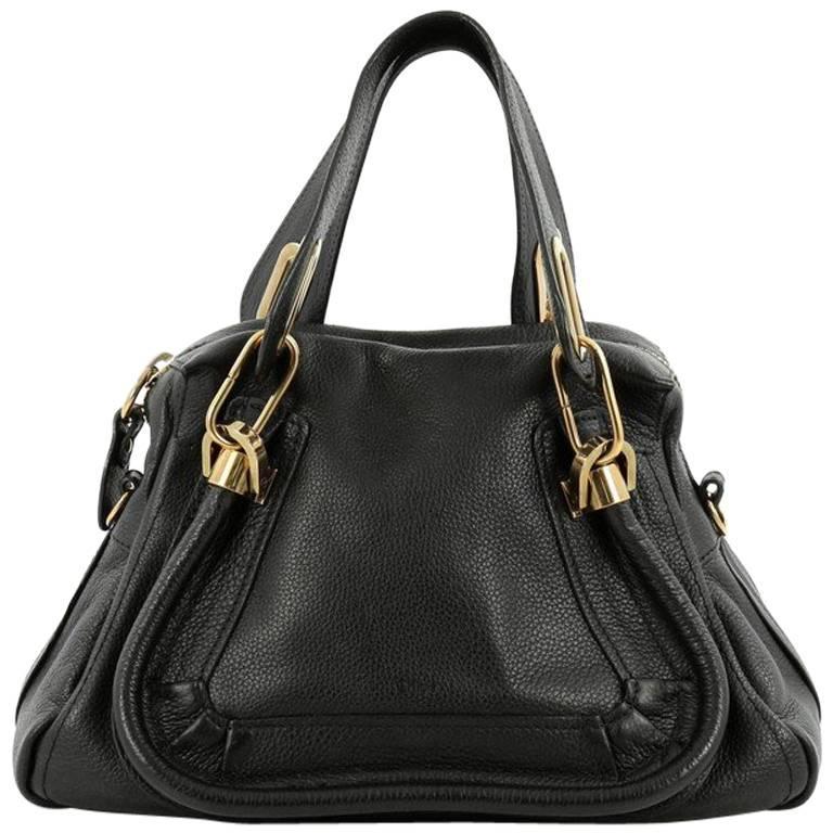 Chloe Paraty Top Handle Bag Leather Small at 1stdibs