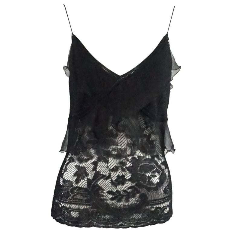 Christian Dior Black Camisole Top at 1stDibs | christian dior camisole ...