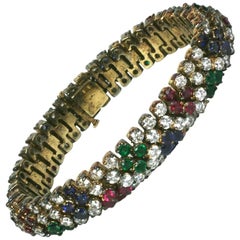 Jolie Gabor Faux Gemstone Bracelet Provenance Bunny Mellon