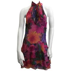 Dolce & Gabbana Floral Silk Dress 4