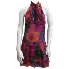 Dolce & Gabbana Floral Silk Dress