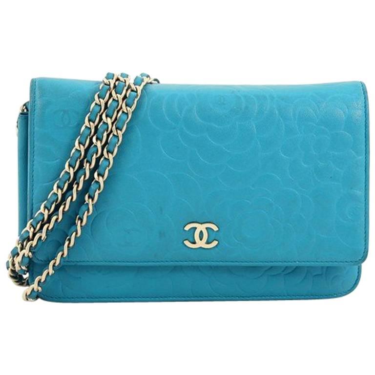 Chanel Wallet on Chain Camellia Lambskin 