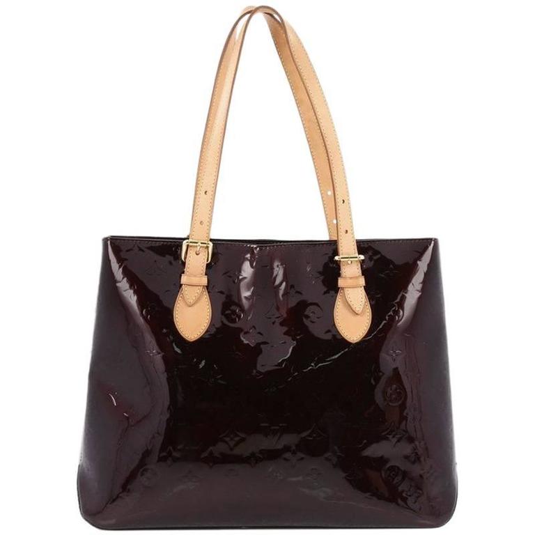 Louis Vuitton Brentwood Handbag Monogram Vernis at 1stDibs