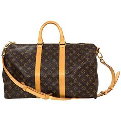 Louis Vuitton Monogram Keepall Bandouliere 45 Duffle Bag 12