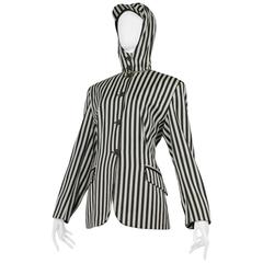 Jean Paul Gaultier Stripe Hood Jacket 1991