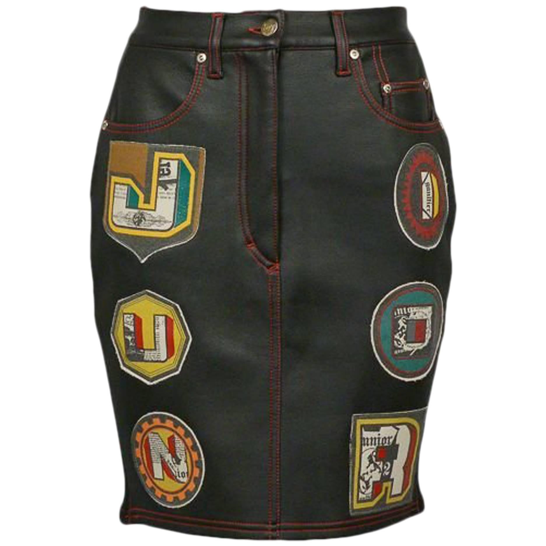 Jean Paul Gaultier Patches Skirt