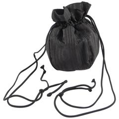 Balmain Black Silk Clutch 6