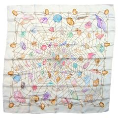 Never Worn Vintage GUCCI SIlk Sea Shell Scarf New Old stock 9