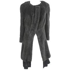 Comme des Garcons 1997 Collection Faux Fur Coat 4