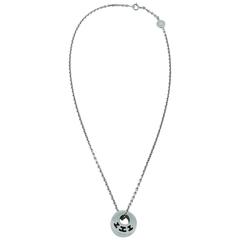 Hermès Clarté Sterling Silver Pendant Necklace
