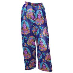 Exotic 1980's Emanuel Ungaro Gauzy Goddess Pants 2