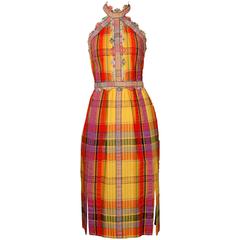 1970s Donald Brooks Vintage Halter Dress 2