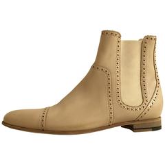 Hermes Beige Brighton Booties (39.5) 12