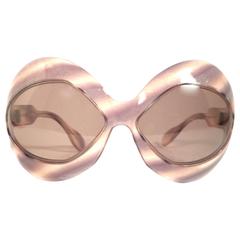 Neu Vintage Pierre Marly Cocktail überdimensioniert Avantgarde 1960's Sonnenbrille