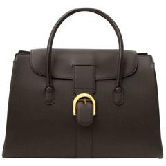 Delvaux Brown Brillant Cabriolet Bag