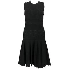 2010's Alexander McQueen Black Dress