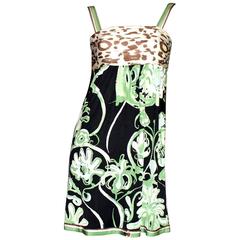 Emilio Pucci Silk Jersey Jungle Animal Print Dress 2