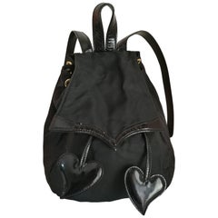 Christian Lacroix Black Hearts Backpack
