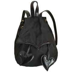 Christian Lacroix Black Hearts Backpack 4