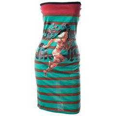 Jean Paul Gaultier Late 80s Stripe Tube Dress