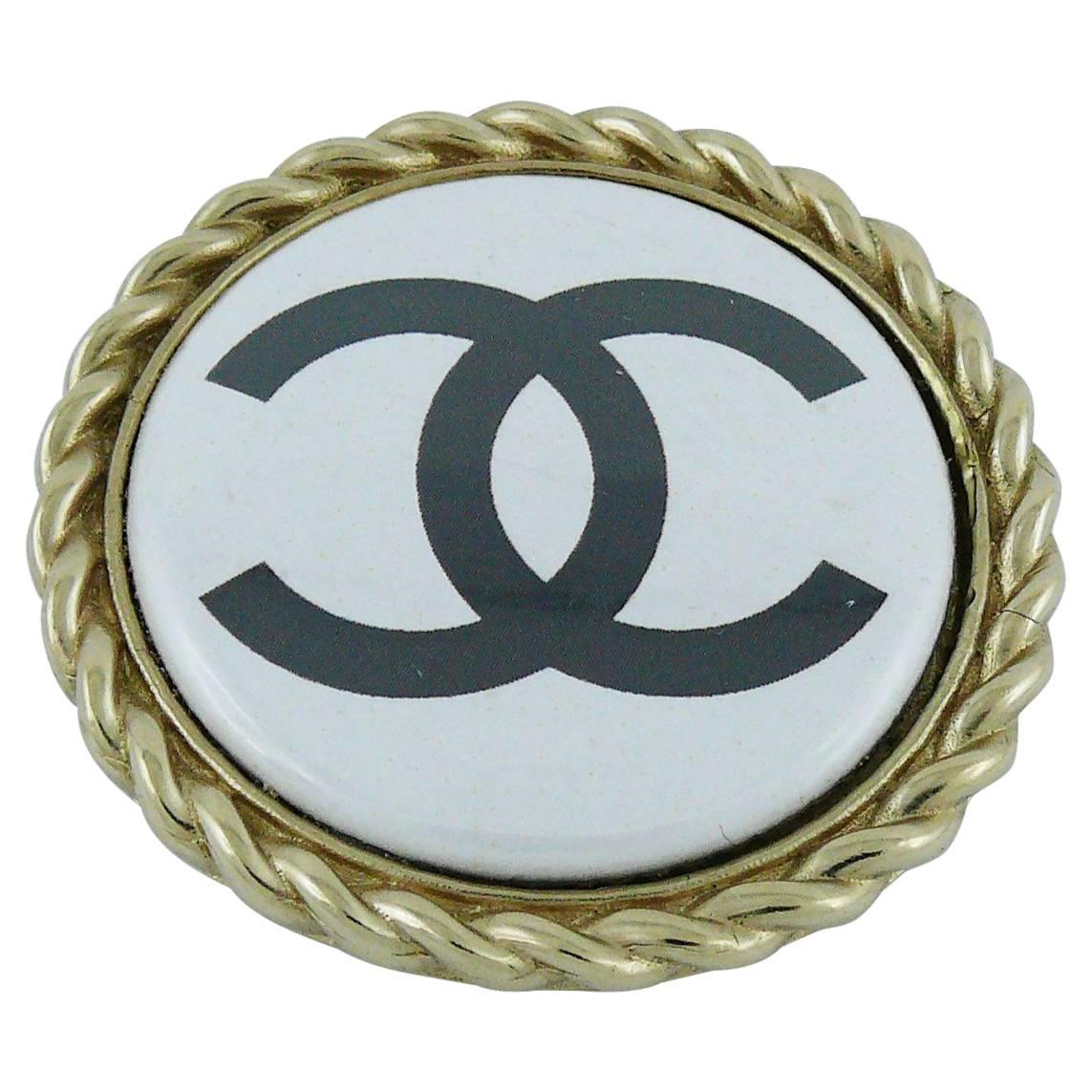 Chanel Logo Brooch Spring 2008